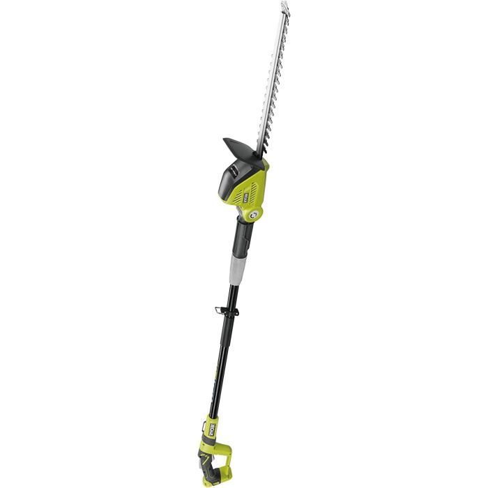 RYOBI - Taille-Haie Electrique sur Perche Sans Fil a Batterie 18V ONE+ - Lames 45cm pour Jeunes Haies, Rameaux Fins et Travau