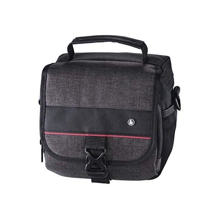 Hama Sac pour appareil photo "Valletta" (taille 110, boîtier compact, sangle, rabat avec fermeture, toutes marques comme par exemple