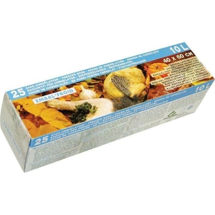 Sac de congélation 10L spécial chasse - lot de 25