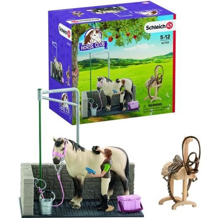 Schleich 42491-Horse Club Lisa /& Storm selle et bride-Neuf!
