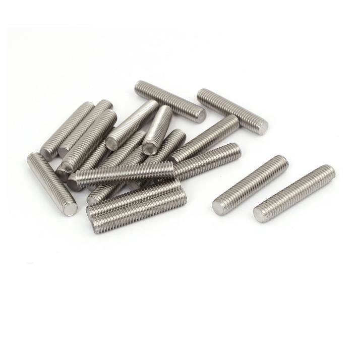 5 Tiges Filetées M5 X 150mm En Acier Inoxydable 304 - Entièrement Filetées Uxcell