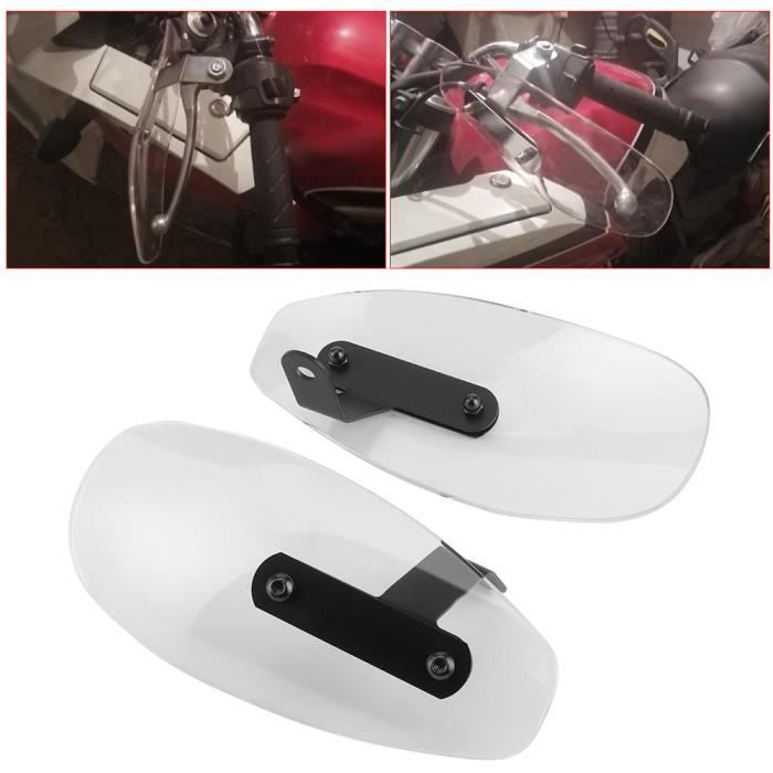 TMISHION 10mm Protège-mains de moto universel guidon de moto en acrylique  pare-vent pour Yamaha(Transparent )-SPR - Cdiscount Auto