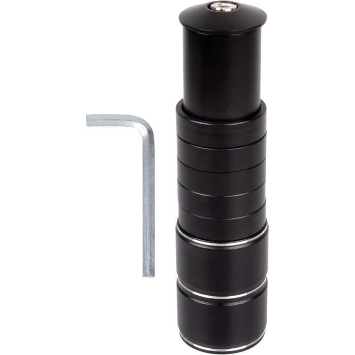 Yuiturt Rehausse Potence VTT Rallonge de Guidon Alliage d'Aluminium 28.6mm Extenseur Réglable Hauteur Potence Vélo Fourche Riser Adapter pour Vélo Route BMX Yuiturt Rehausse Potence VTT Rallonge de Guidon Alliage d'Aluminium 28.6mm Extenseur Réglable Hauteur Potence Vélo Fourche Riser Adapter pour Vélo Route BMX