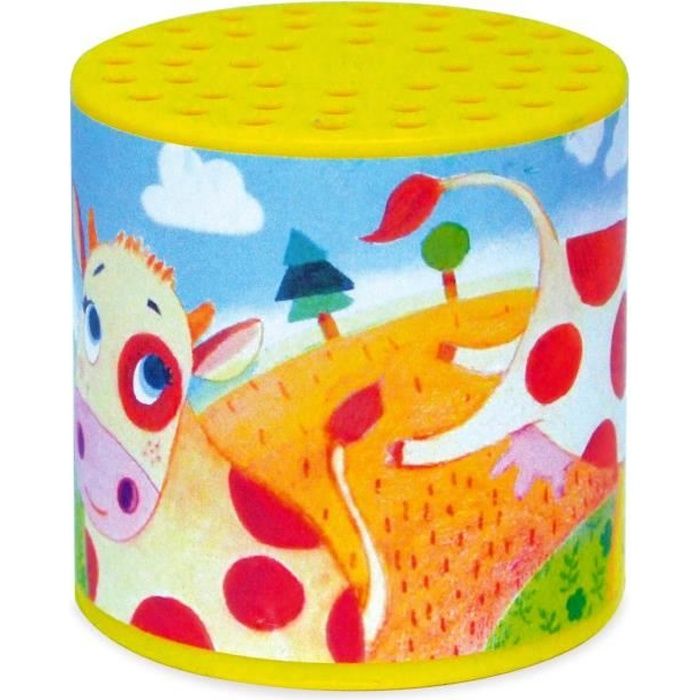 Boîte à meuh - VILAC - Mixte - Hauteur 6 cm - A partir de 12 mois - Jaune