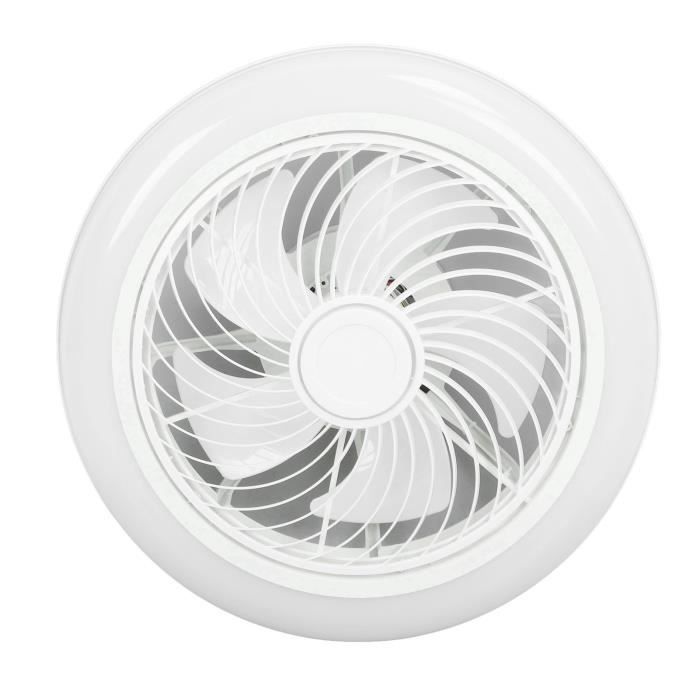 Ventilateur de plafond - Vvikizy - Blanc - Cuivre Fer Acrylique ABS - Fonction minuterie - Lumière douce - Télécommande - Vvikizy