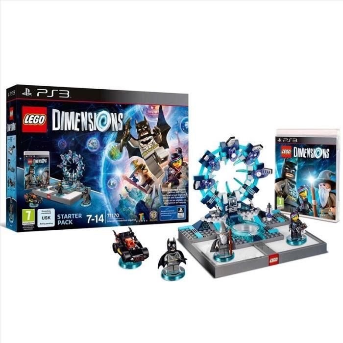 Lego Dimensions Starter Pack PS3 11318 Cdiscount Jeux vidéo