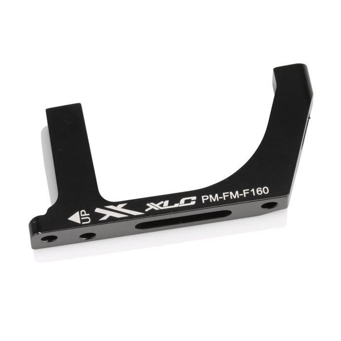 Adaptateur plaquette de frein avant XLC BR-X71 Flatmount Postmount 160 - noir - 160 mm