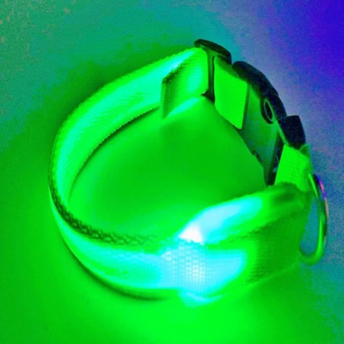 Meilleurs prix pour Collier lumineux LED rechargeable pour chien - YNKKVRE - Réfléchissant - Réglable