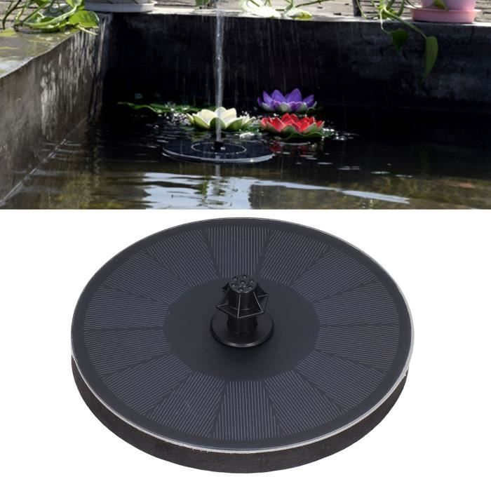 Fontaine Solaire Pour Oiseaux - Forme Fleur Avec Cascade - Pour Jardin, Balcon, étang - Fonctionne à L'énergie Solaire