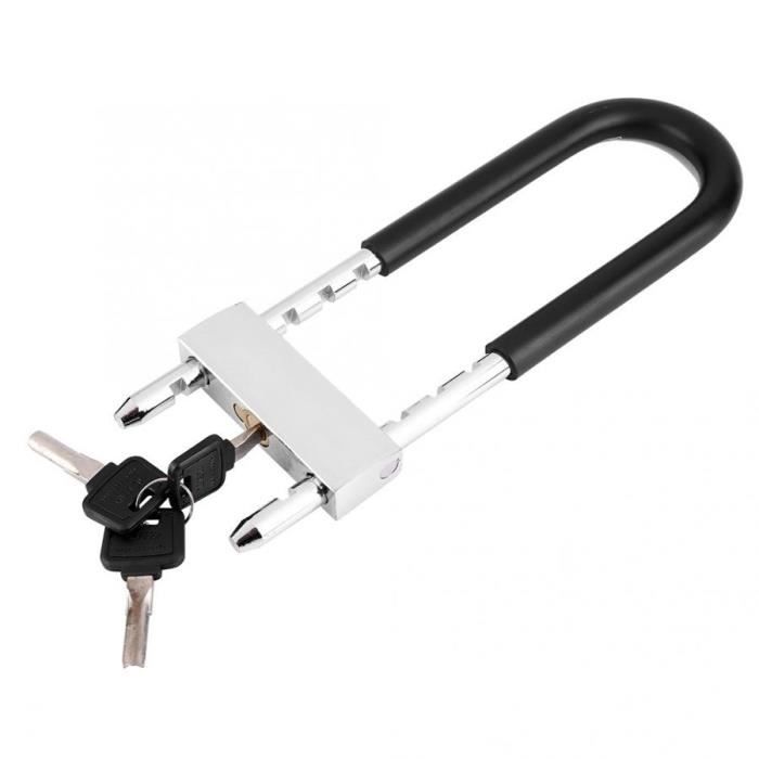 Antivol U Oniissy – Alliage Acier, Corps 16 Mm, Coque Silicone, 2 Clés, Câble 120 Cm, 553 G, Vélo, VTT, électrique