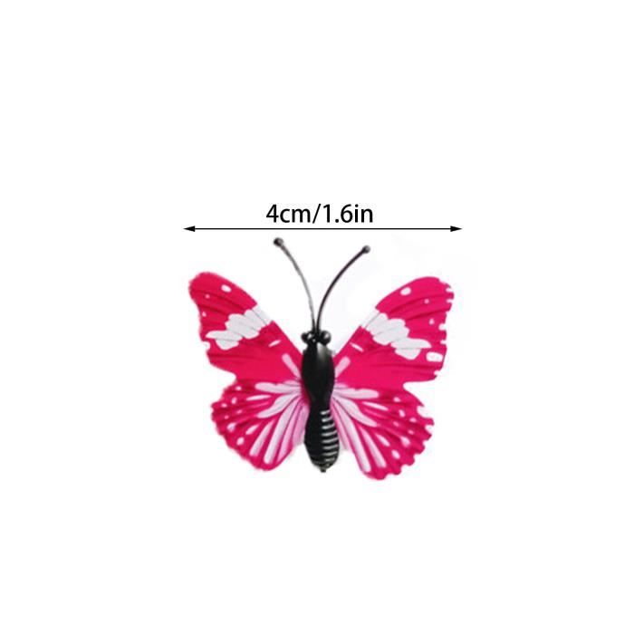 50 Punaises Papillon Mignonnes - Déco Murale Colorée Pour Tableau Liège, Photos, Bureau