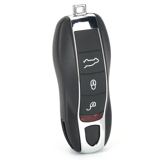 Clé de télécommande semi-intelligente 433Mhz 3 boutons pour Porsche Panamera Cayenne Boxster auto cle