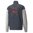 PUMA - Veste de sport Train Logo - technologie DRYCELL - gris, blanc, orange - homme-1