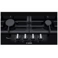 Bosch Table de cuisson gaz 60cm 4 feux noir - PCP6A6B90-1