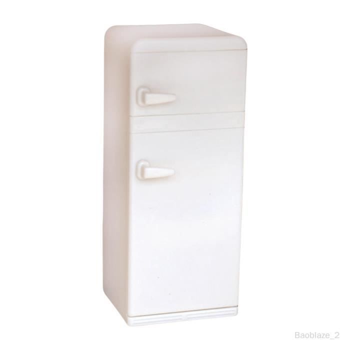 2 pcs simulation réfrigérateur miniature jouets mini maison meubles en