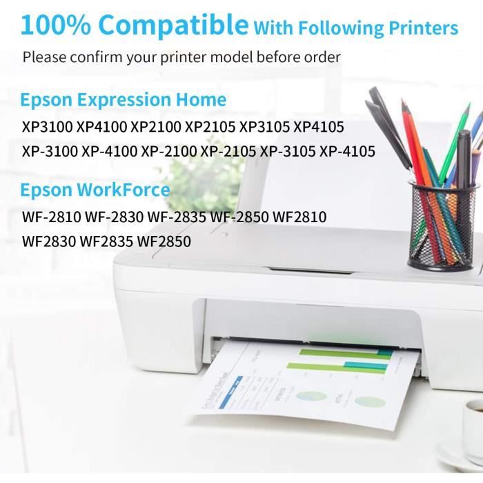 Pack 5 Cartouches Epson 603 XL Noir et Couleur compatible avec Epson  Expression Home XP-2100 XP-3100 XP-4100 WorkForce WF-2810 - Cdiscount  Informatique