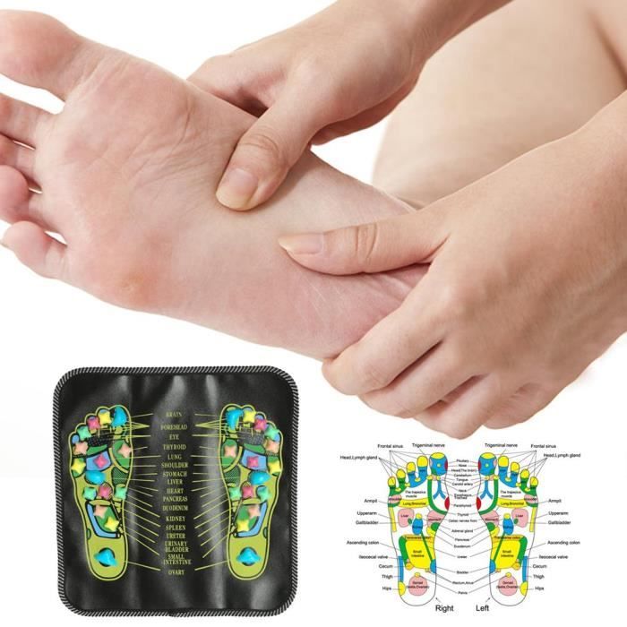 Tapis De Massage Pour Pieds Réflexologie - Neuf, Pour La Détente Et Stimuler Les Points D'acupression
