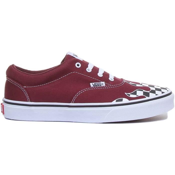 Baskets carreaux lac es Vans Doheny Flame Era B b Femme