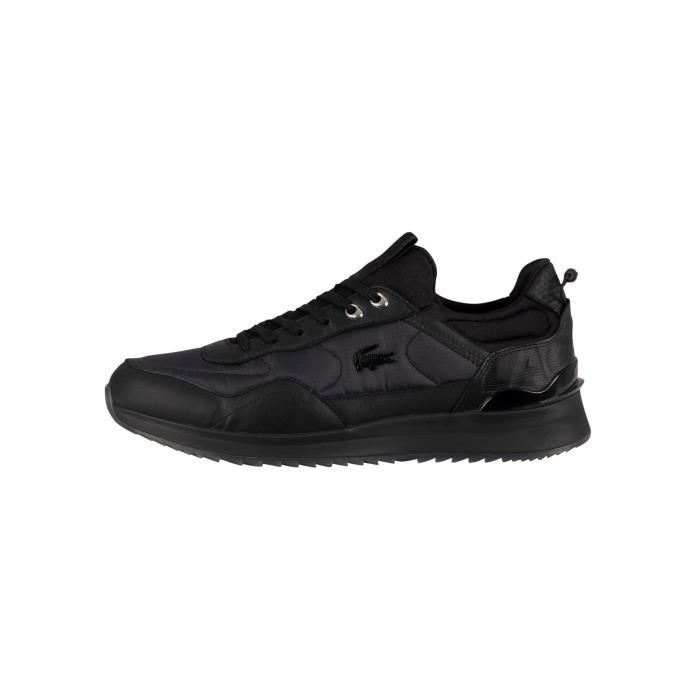 Basket Lacoste Pour homme Noir Noir Cdiscount Chaussures