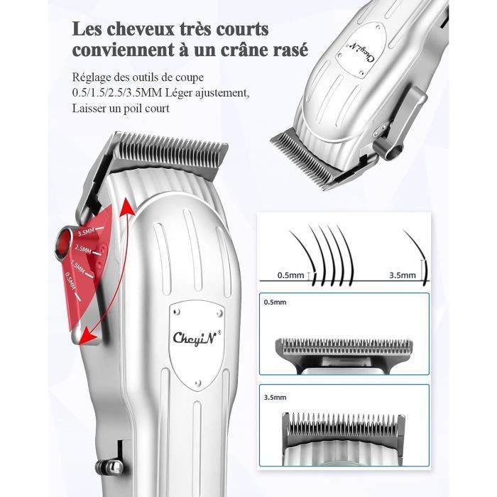 Tondeuse Cheveux Rechargeable TRAHOO 7 Longueurs De Réglage Avec — free download