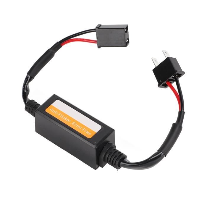HURRISE Décodeur LED 2 pièces H7 LED anti-brouillard décodeur 50W 12V résistance de charge