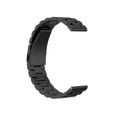 Acier inoxydable Métal Bracelet de montre 22mm Bracelet de montre pour Huawei Watch GT 2 46mm, Noir-2