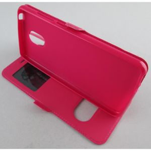 Etui S-View à clapet Universel M Rose Fushia pour Doogee X20L Etui S-View à clapet Universel M Rose Fushia pour Doogee X20L