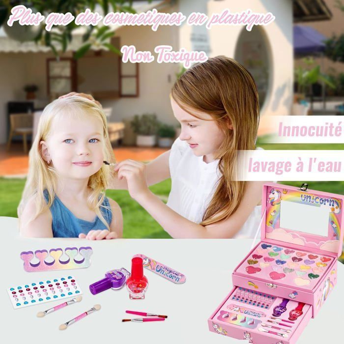 JoyJoyful Cadeau pour fille 3, 4, 5, 6, 7, 8, 9 ans, 6 pièces, licorne, œufs arc-en-ciel, jouets licornes pour filles de 4 à 10 ans, cadeaux d' anniversaire et de Pâques