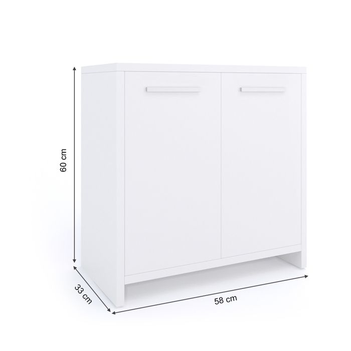 Meuble salle de bain Vicco Ilias Béton 60x190cm, Model 30832