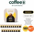 180 Boules de Café CoffeeB - ESPRESSO - 100% Compostables - Compatible avec machines CoffeeB by Café Royal-3