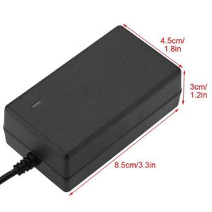 Adaptateur Secteur 12V 2A – Entrée 100-240V, Prise 5,5x2,1 Mm Centre Positif, Câble 1,5 M, Niveau VI, Garantie 2 Ans - 1