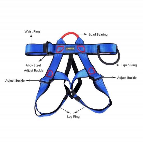 Harnais De Sécurité Demi-corps Pour Escalade, Accessoire De Adultes