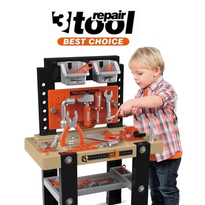 Jeu de Réparation - Jeu d'Imitation Outils Et Établis - Atelier Bricolage  Enfant - Jouet Bricolage Enfant Pour À Partir De 3 Ans