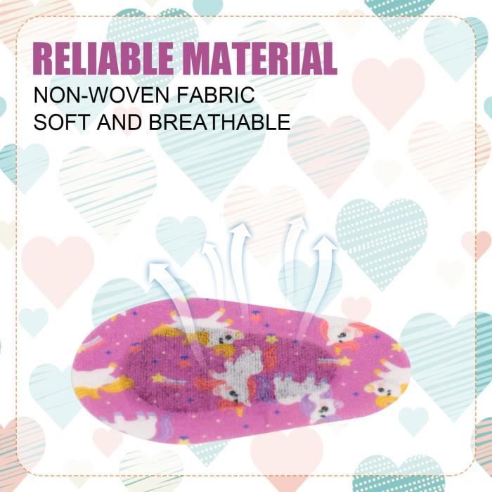 90 Pièces De Pansements Oculaires, Patch Adhésif Pour Les Yeux Pour Enfants Cache Oeil Adhésif En Coton Bloquant La Lumière D'Été Pour Enfant