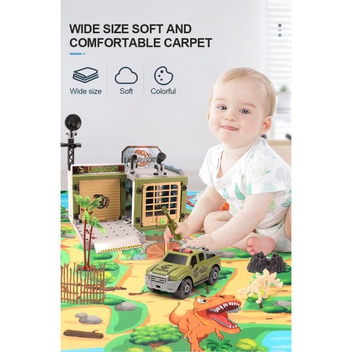 Dinosaure Avec Tapis De Jeu – Figurine Sonore – Taille XXL 32 Pouces – Cadeau Enfant 3-6 Ans Jouet Dinosaure