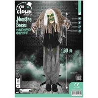 Automate Halloween P'tit Clown – Animatronique 160 Cm – Son Et Lumières – Effrayant