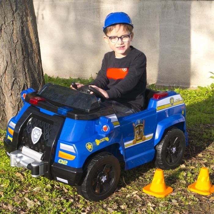 PAT PATROUILLE Voiture Electrique Camion de Police Chase + Casque -  Exclusivité Cdiscount - Cdiscount Jeux - Jouets