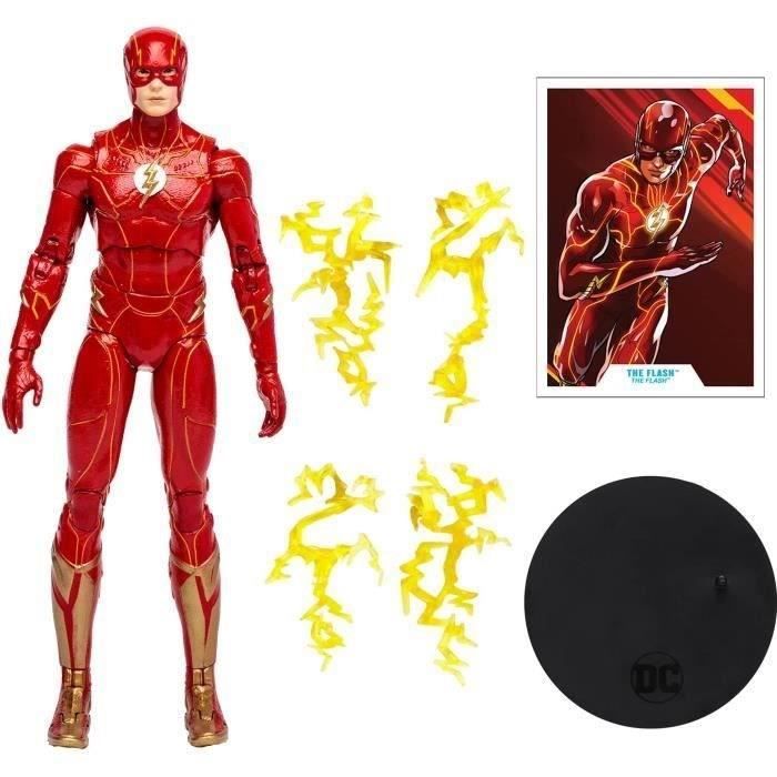 DC Comics, Figurine Articulée THE FLASH De 10 Cm Avec 3 Accessoires Mystere, Adventure 2