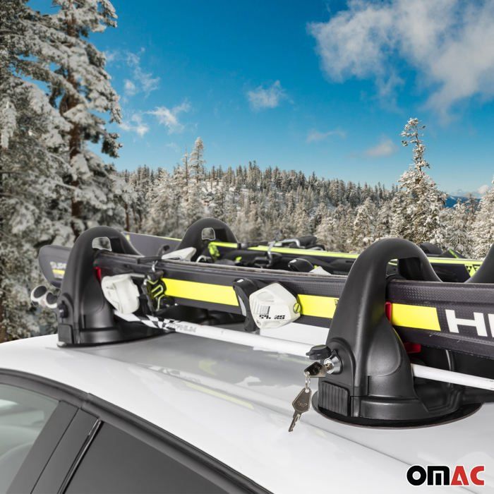 Porte skis et barres de toit pour Fiat Punto Evo 3 portes 2009 à 2012