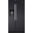 HAIER HRA-I2B - Réfrigérateur Américain - 540L (369+171) - Total No Frost - L90.8 x H179 cm - Noir-0