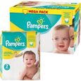 Pampers - maxi mega pack 480 couches bébé Taille 2 new baby-0