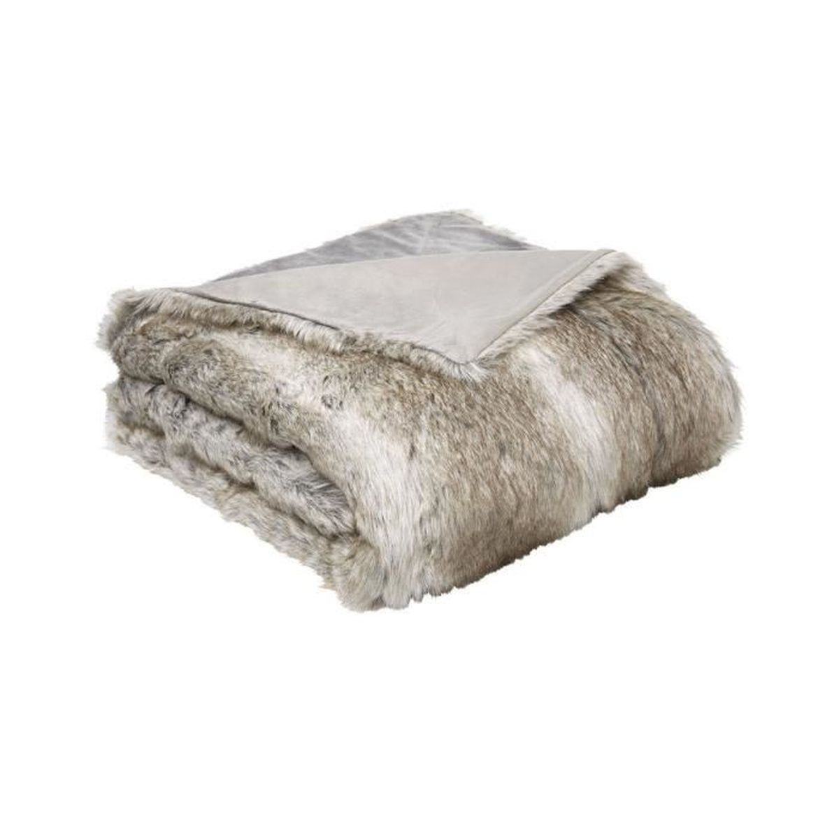 LUXE vison doux fourrure jeter canapé lit couverture vert simple double king
