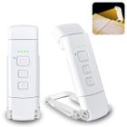 XICHAO Lumière de lecture, Lampe à Pince pour Livres au Lit Rechargeable, 3 Modes de Couleur & 5 Niveaux de Luminosité Réglables (Blanc)