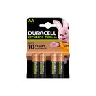 Pile rechargeable Duracell Duracell Rechargeable, lot de 4 piles rechargeables AA 2500mAh