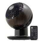 Iris Ohyama, Ventilateur de table ultra puissant & silencieux, 30m² - PCF-SC15T - Bois/Noir