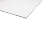 44718 Plaque PVC expansé blanc - L: 200 cm - l: 100 cm - E: 10 mm - Blanc