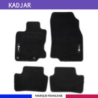 Tapis de voiture - Sur Mesure pour KADJAR (dès 2015) - 4 pièces - Tapis de sol antidérapant pour automobile