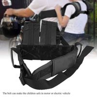 Ceinture de sécurité pour moto pour enfants - AKOZON - Réglable - Blanc