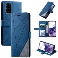 Etui Samsung Galaxy S20 Plus-S20+ 6.7" Housse Premium Portefeuille avec Support Antichoc Protection Housse Bleu