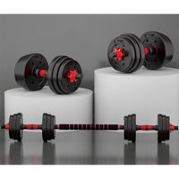 Haltères Musculation BEHGTER - Kit 20KG Réglables - Maison/Bureau - Partie supérieure du corps/muscles centraux